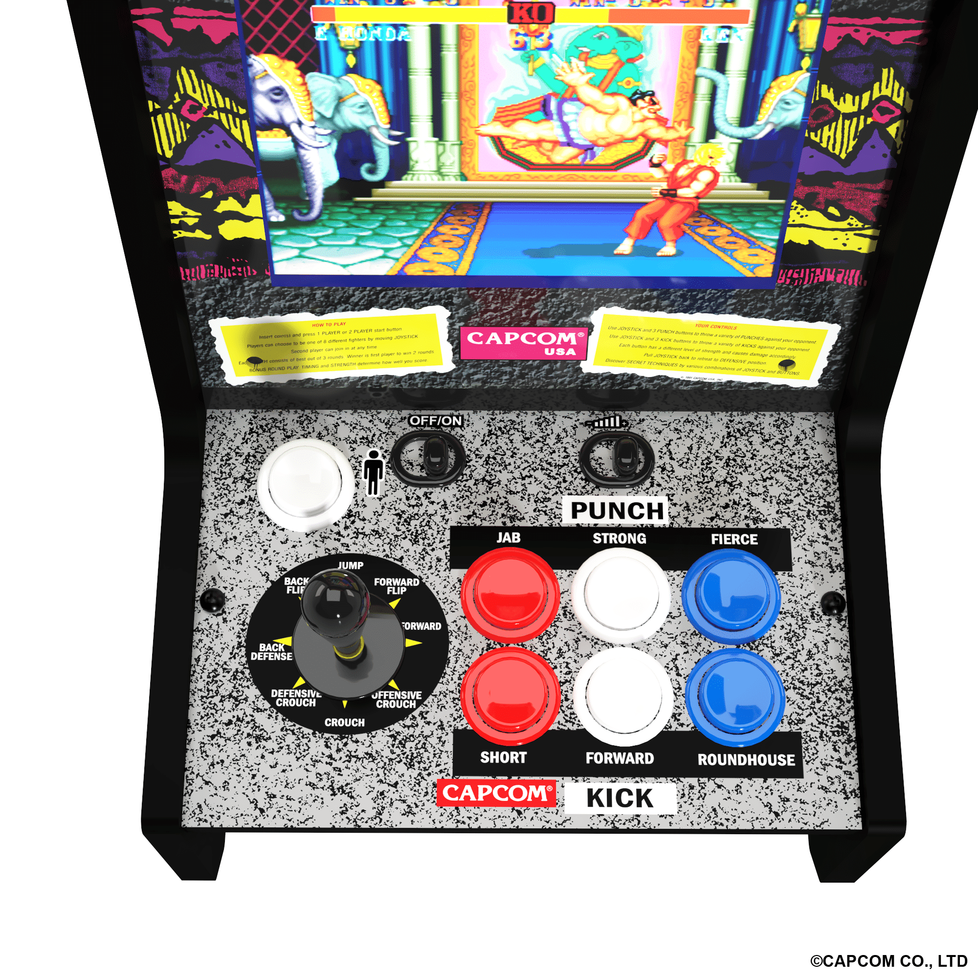 Consola jocuri Street Fighter II Countercade, ARCADE1UP - STF-C-20360