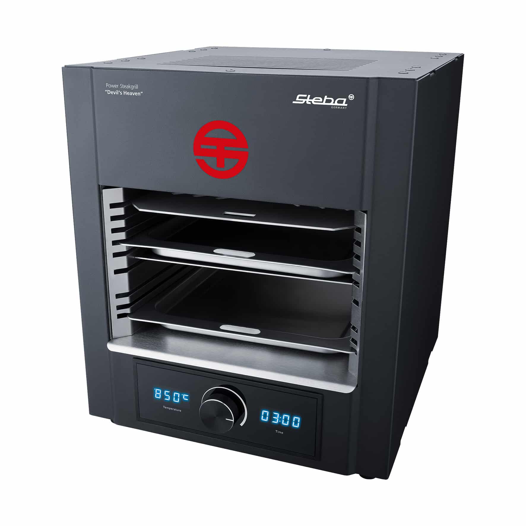 Gratar electric cu temperatura inalta Devil`s Heaven, Steba Germany - PSM2000, negru