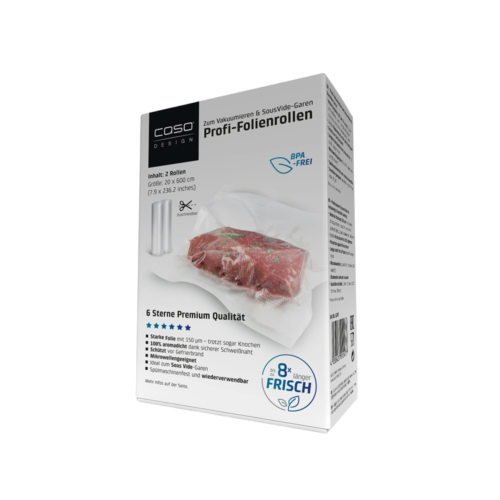 Set de 2 role gofrate pentru vidat 20 x 600 cm, Caso Germany - 01247