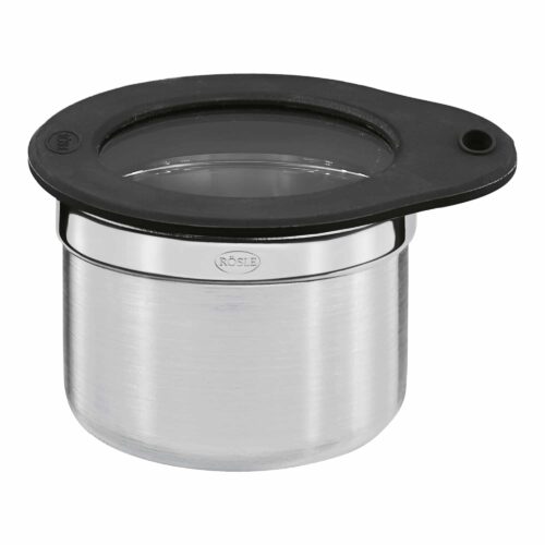 Recipient depozitare cu capac, 300 ml, Rosle - 16553, inox