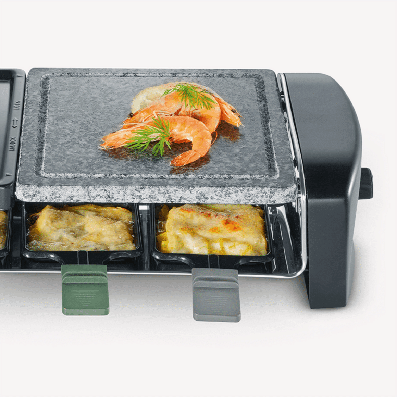 Plita grill si raclette, Severin, S9645, 1400 W, 8 persoane, negru