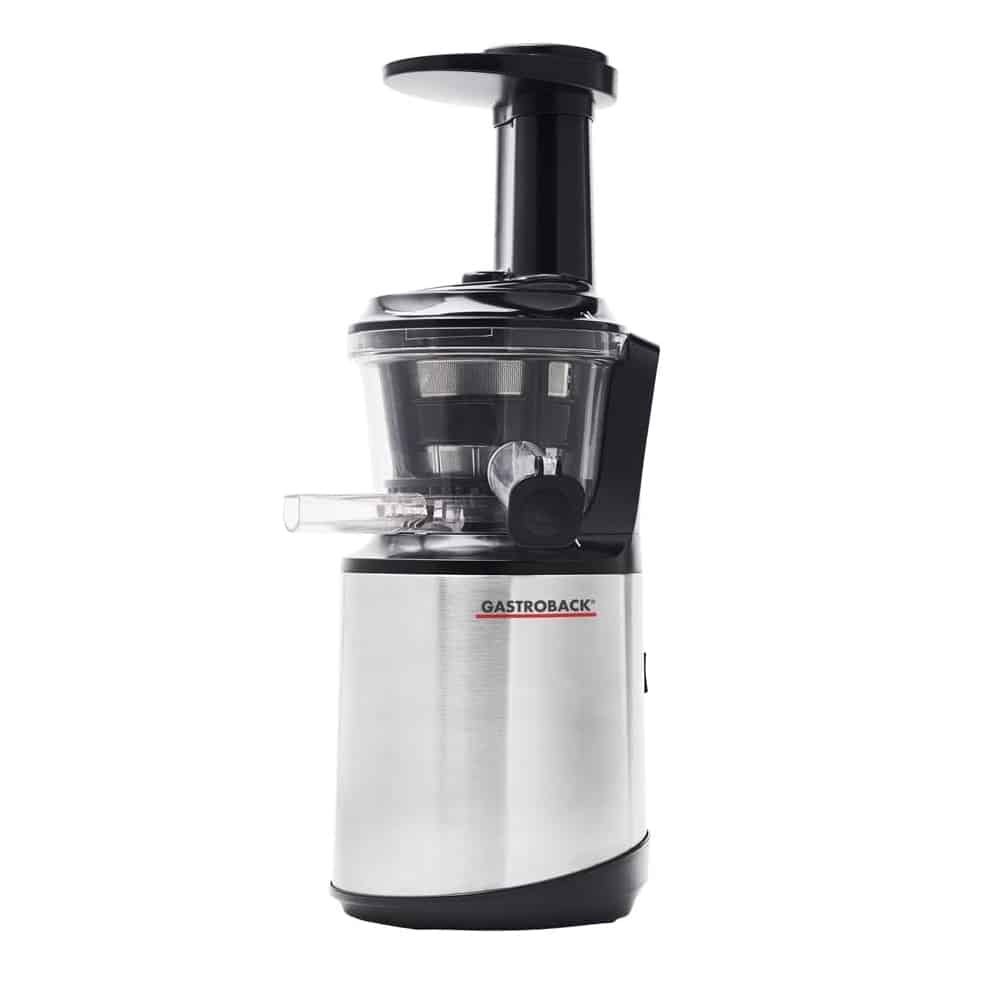 Storcator pentru fructe si legume Slow Juicer, Gastroback - 40145, inox/negru
