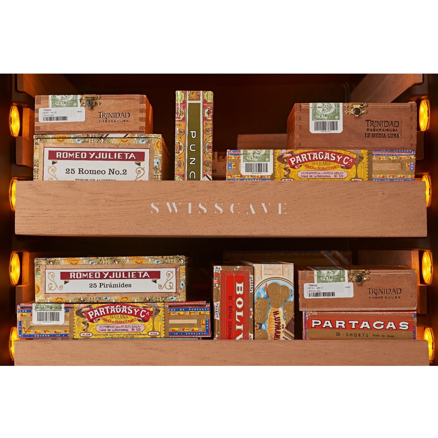 Humidor pentru trabucuri, Swisscave - CLB-460, negru