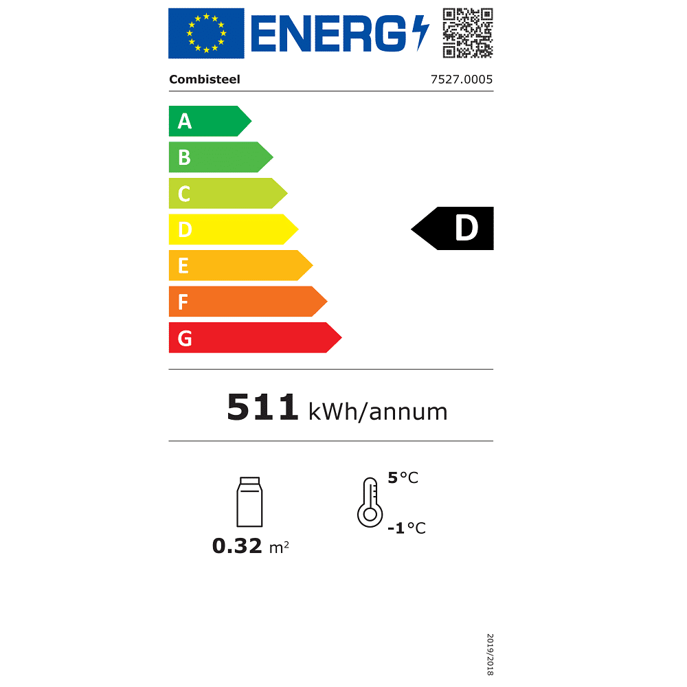 Vitrina frigorifica, CombiSteel, Backbar Cooler, 138 litri, negru