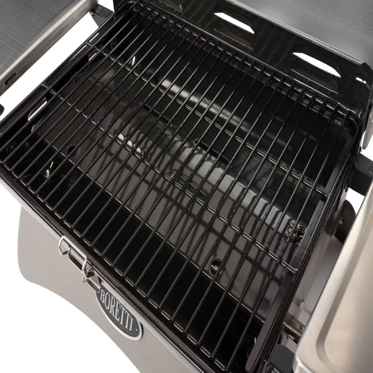 Gratar pe gaz portabil, Boretti, Piccolino, 1 arzator, 46x34 cm, inox