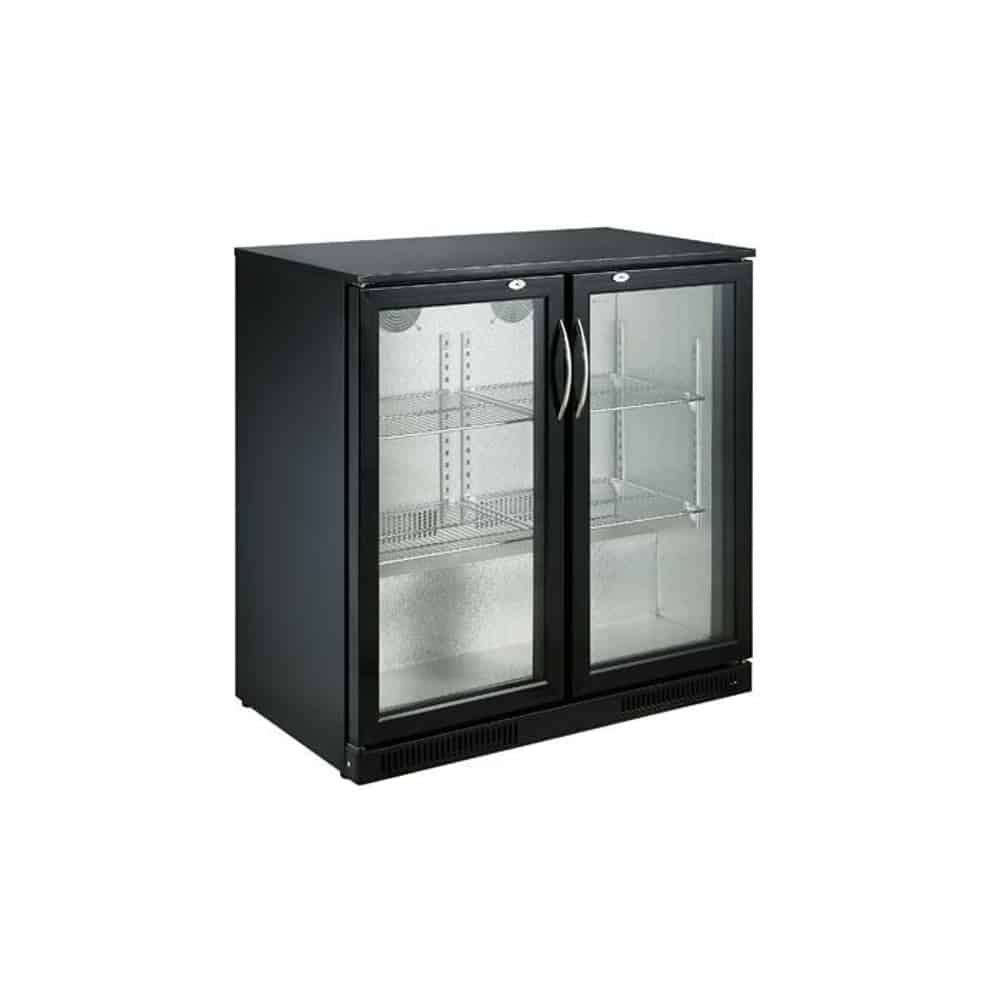 Vitrina frigorifica, CombiSteel, 7455.1305, 198 litri, negru