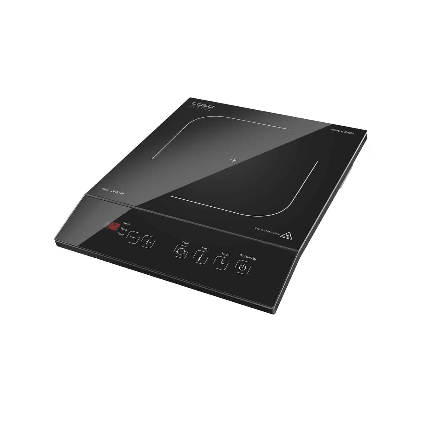 Plita electrica cu inductie, Caso Germany, Maitre 2400, 1 zona, negru