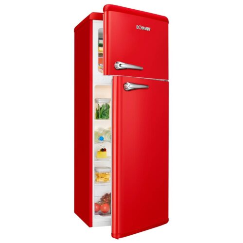 Frigider Retro, Bomann, DTR353.1R, 208 litri, rosu