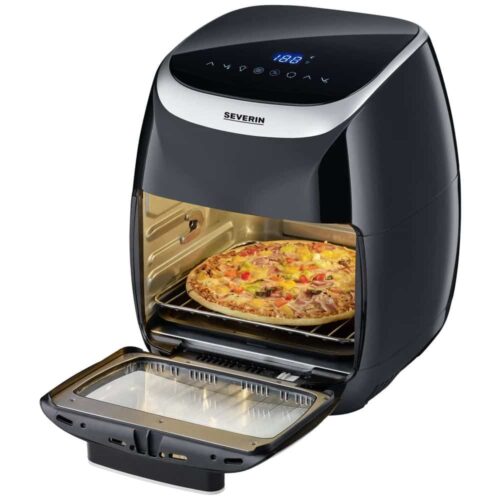 Friteuza cu aer cald Air Fryer, Severin, S2446, 2000 W, 11 litri, negru