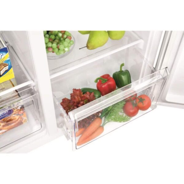 Frigider side by side, Bomann, SBS7344W, 442 litri, alb