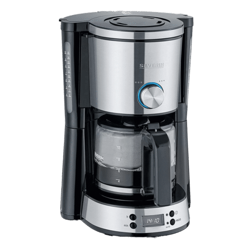 Cafetiera programabila, Severin, Coffee Maker Type Switch, 10 cani, negru
