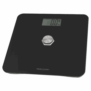 Cantar corporal de baie, Proficare, Kinetic Scale, sticla securizata, negru