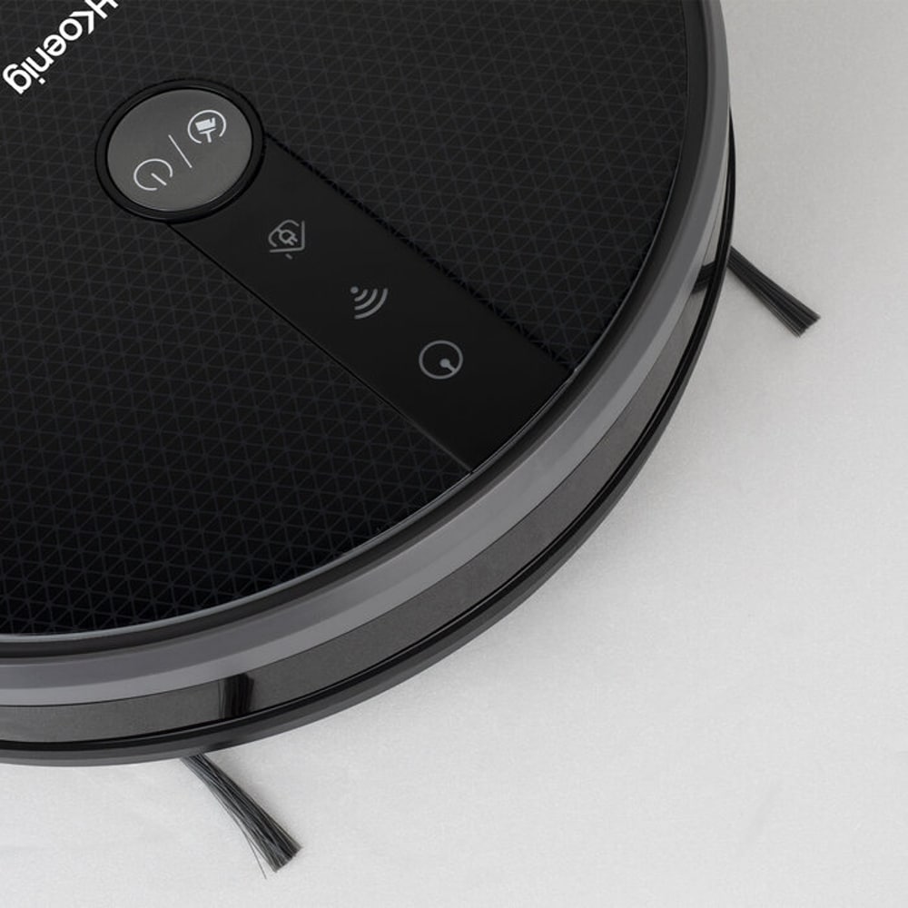 Robot de aspirat cu mop, H.Koenig, SWRC130, 2500 mAh, negru