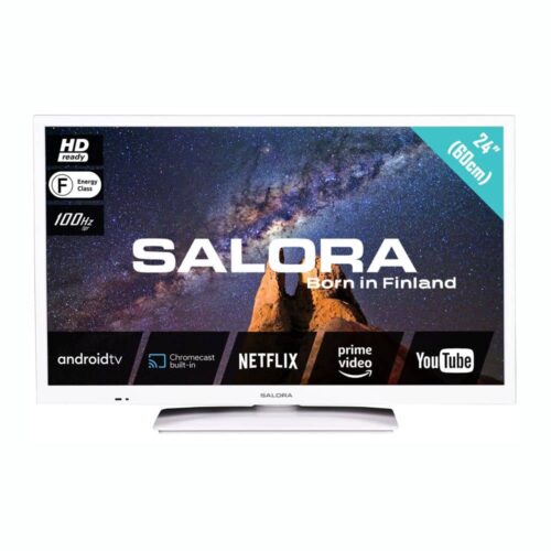 Televizor Smart LED HD 24 inch, SALORA - 24MILKYWAY, alb