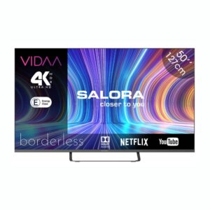Televizor Smart LED 4K Ultra HD 50 inch, SALORA - 50UV210, negru