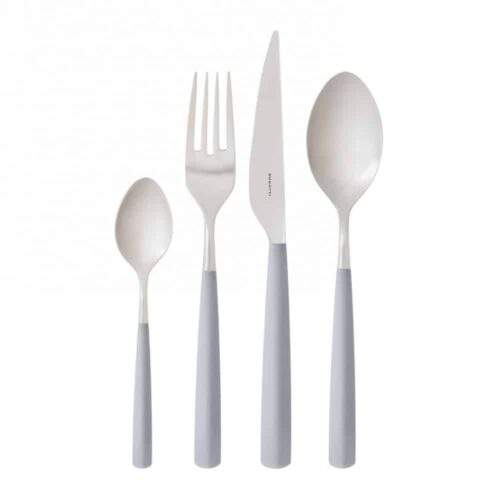 Set de tacamuri Athena, Casa Bugatti, 6 persoane – ATBG-003S50, gri