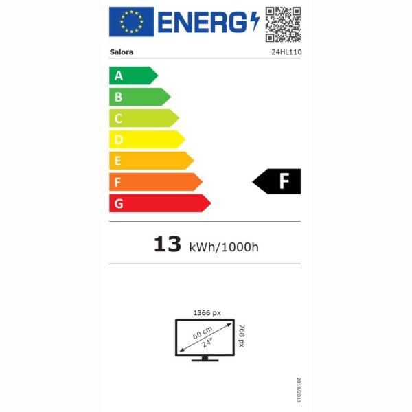 Televizor LED HD 24 inch, SALORA - 24HL110, negru