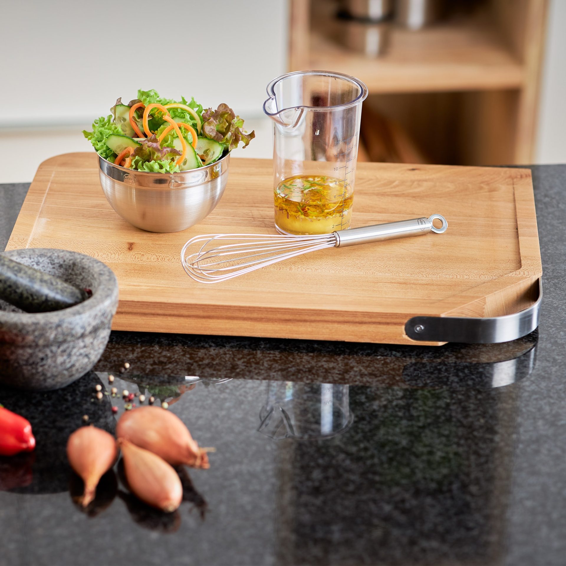 Tocator de bucatarie, Rosle - 15032, lemn deschis