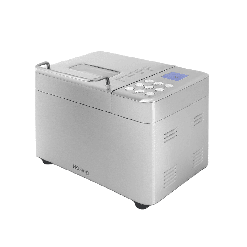 Masina de facut paine, H.Koenig, BAKE440, 1 kg, 600 W, inox