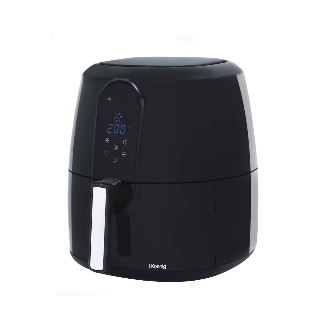 Friteuza cu aer cald Air Fryer, H.Koenig, FRY820, 1800 W, 5.5 litri, negru