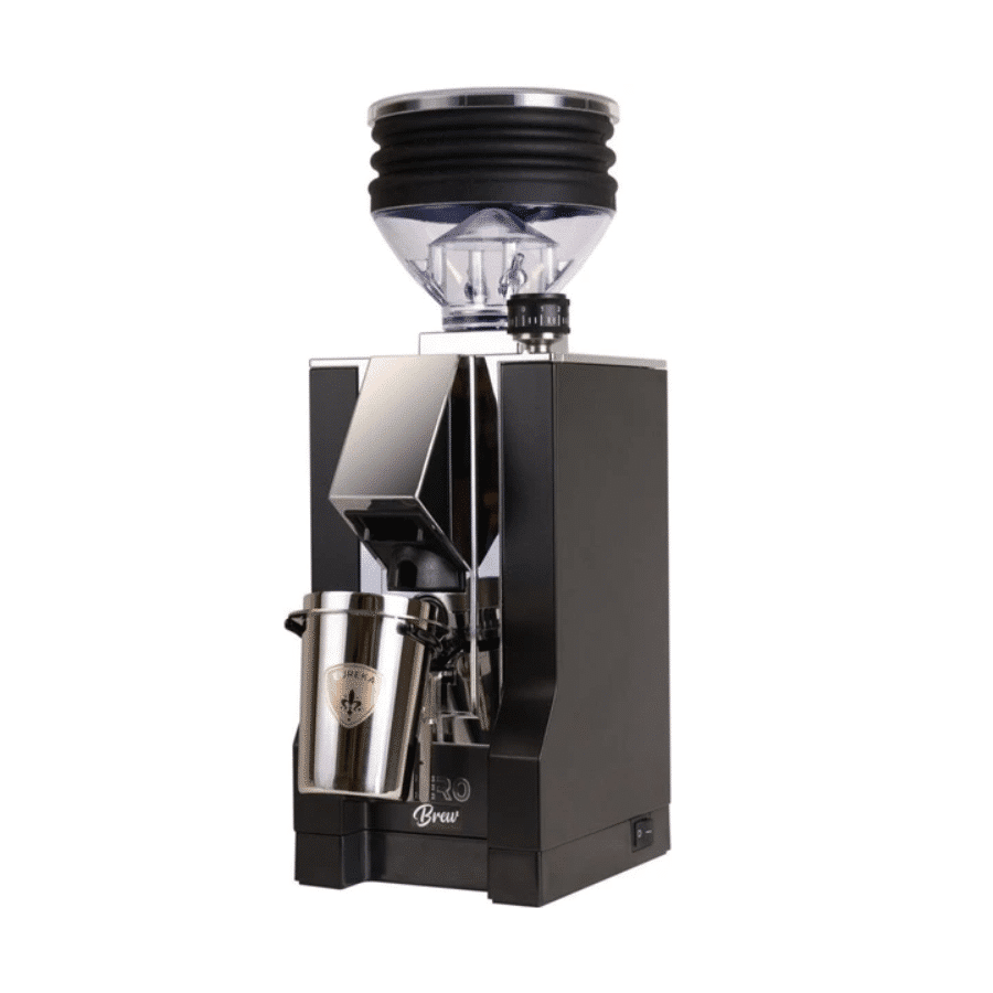 Rasnita profesionala de cafea, Eureka, Mignon, Zero Brew, 45 g, negru mat