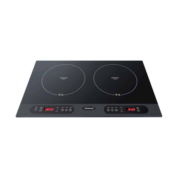 Plita electrica cu inductie incorporabila, Steba Germany, IK100, 2 zone, 67 cm, negru