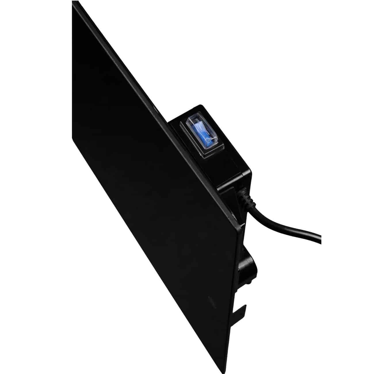 Panou radiant pentru baie, Eurom, Sani 600 Wifi, negru