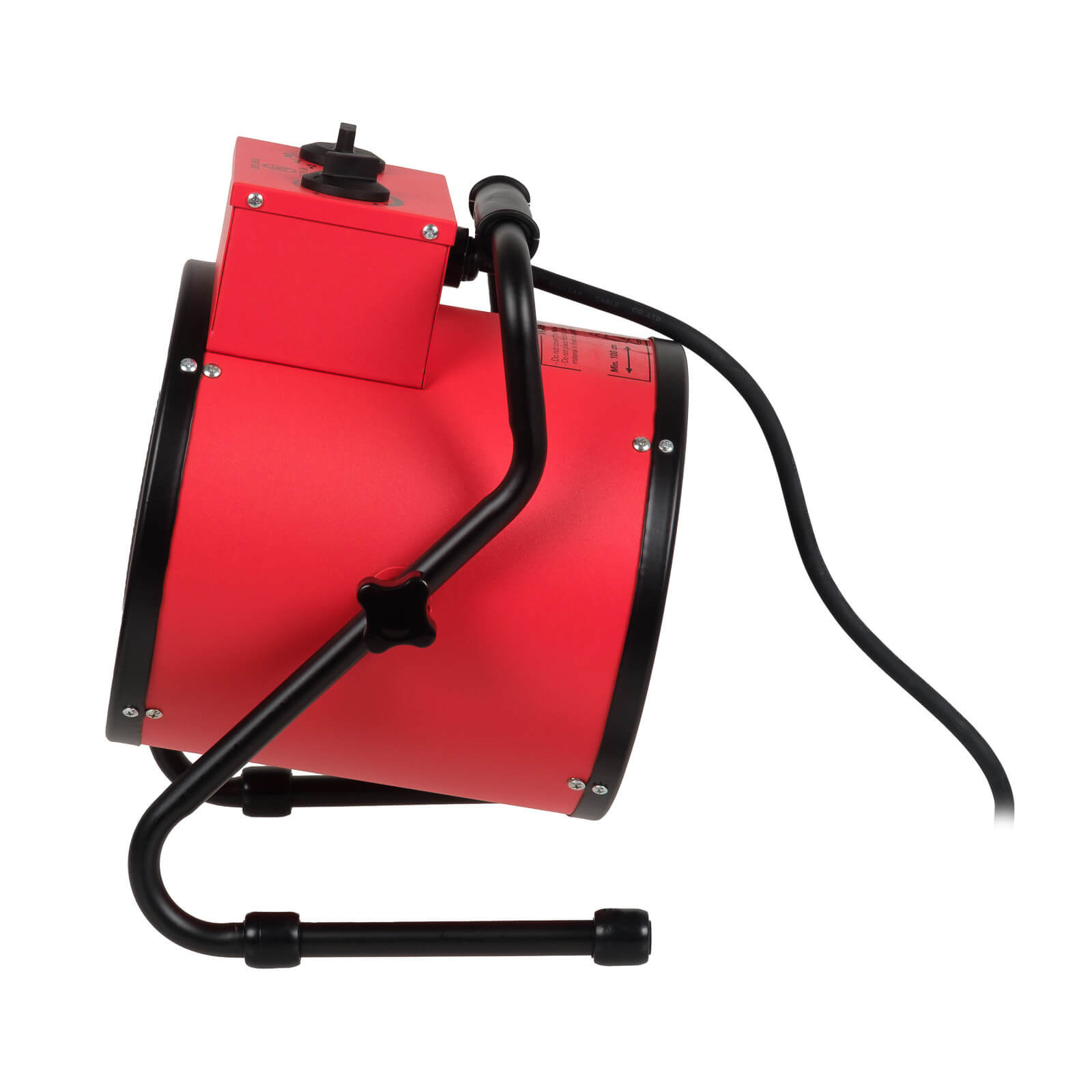 Aeroterma electrica industriala cu termostat, Eurom, 332964, 3000 W, rosu