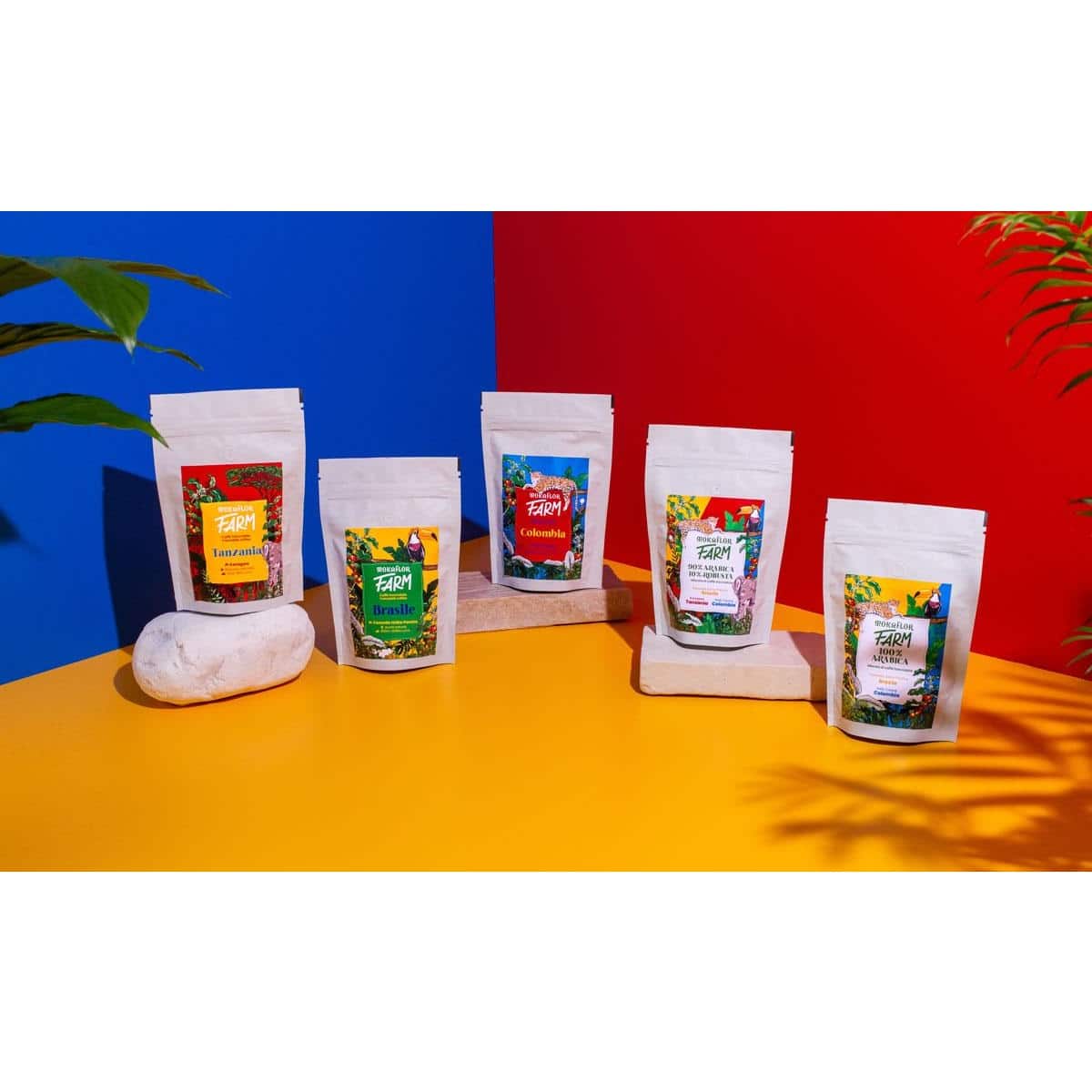 Cafea macinata de specialitate Farm Brasile-Colombia, Mokaflor - 35072, 250 g