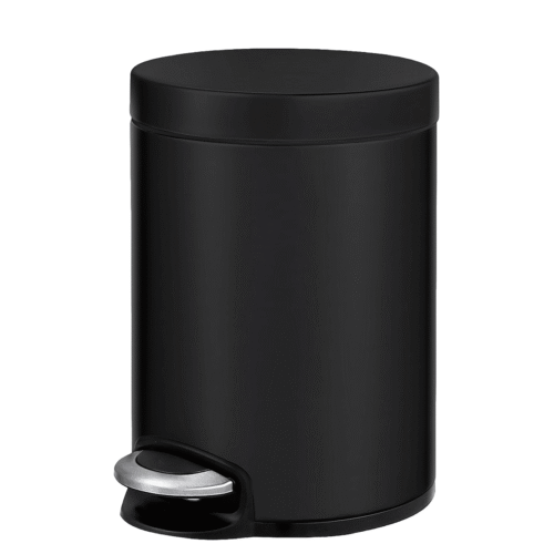 Cos de gunoi cu pedala, EKO, Serene, 5 litri, 1 compartiment, negru