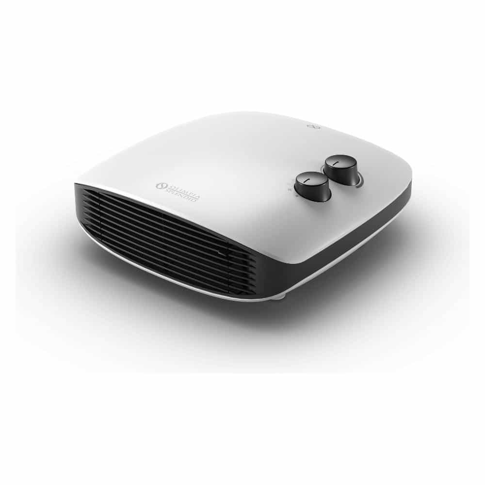 Aeroterma electrica cu termostat, Olimpia Splendid, Caldo Radiale, 1800 W, alb