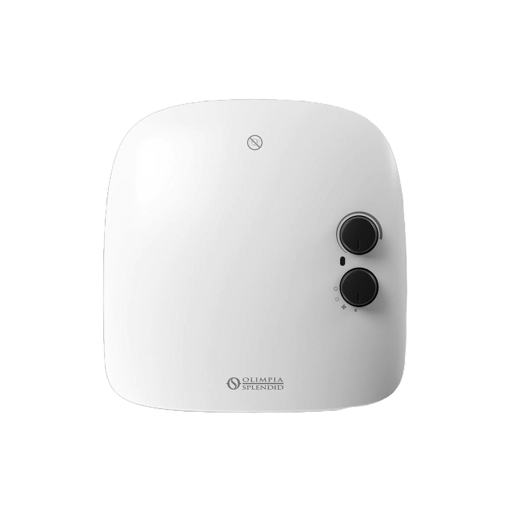 Aeroterma electrica cu termostat, Olimpia Splendid, Caldo Radiale, 1800 W, alb