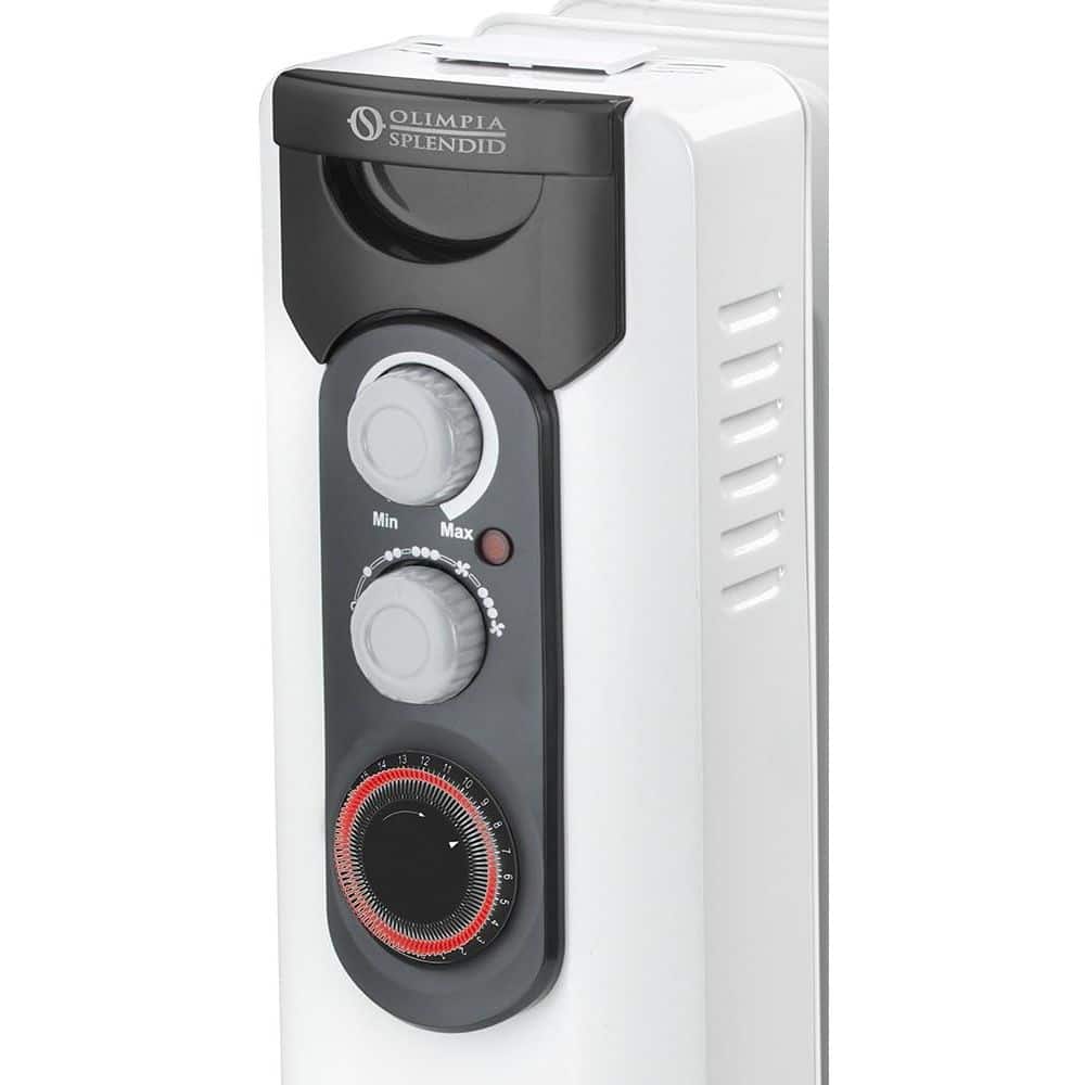Calorifer electric de podea cu ulei, Olimpia Splendid, Caldorad 9TT, 2000 W, alb