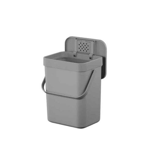 Cos de gunoi Puro II Food Waste Caddy 5 L, EKO - 601805, gri