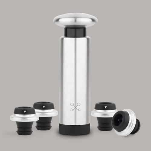 Pompa de vidat manuala, LES PETITS CHAMPS, WOM440, vidare vin, inox