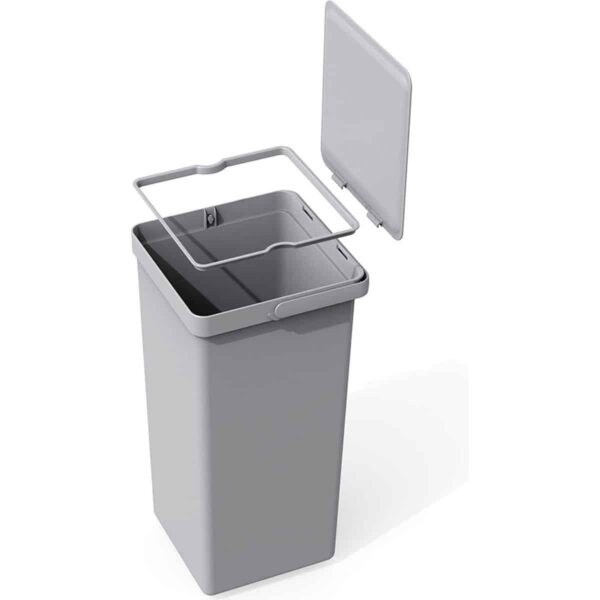 Cos de gunoi incorporabil Deco Duo Built-In, EKO - 993235, gri