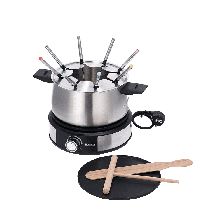 Aparat pentru fondue si clatite 2in1, Severin, S2471, inox