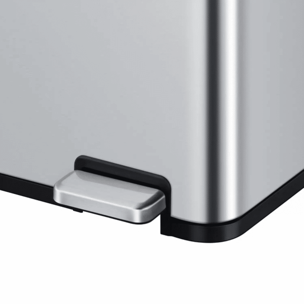 Cos de gunoi cu pedala, EKO, Essential, 20+20+20 litri, 3 compartimente, inox