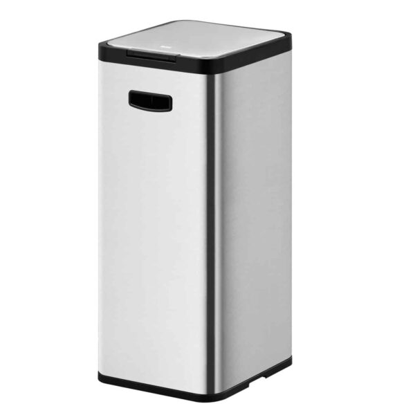 Cos de gunoi cu pedala, EKO, EcoMaid, 30 litri, 1 compartiment, inox