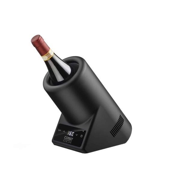 Racitor de vin, 1 sticla, Caso Germany, VinoCase, negru