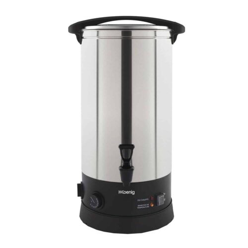 Percolator pentru bauturi fierbinti, H.Koenig, LEGI25LP, 25 litri, 2500 W, inox