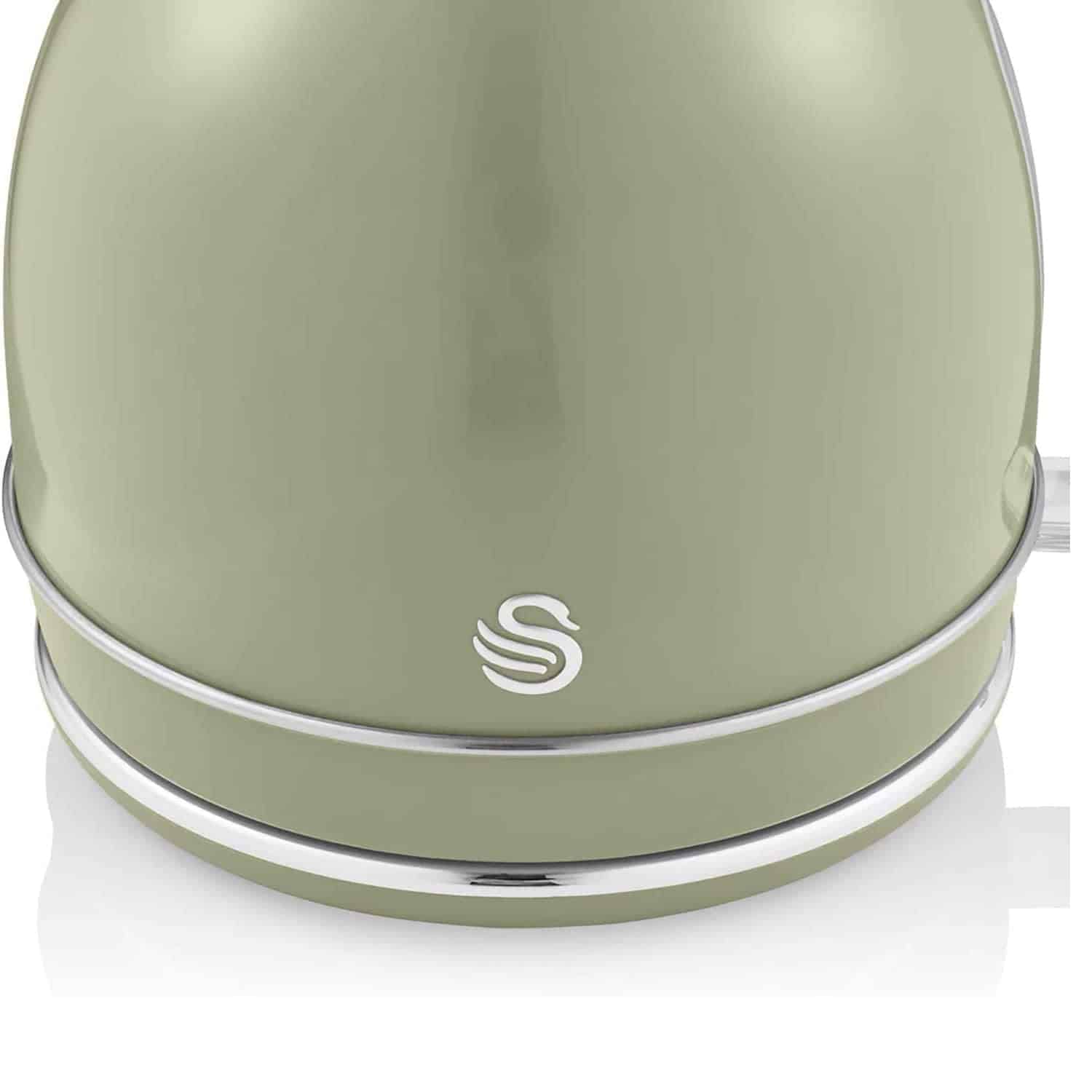 Fierbator apa, Swan, Retro, 1.8 litri, 2200 W, kaki