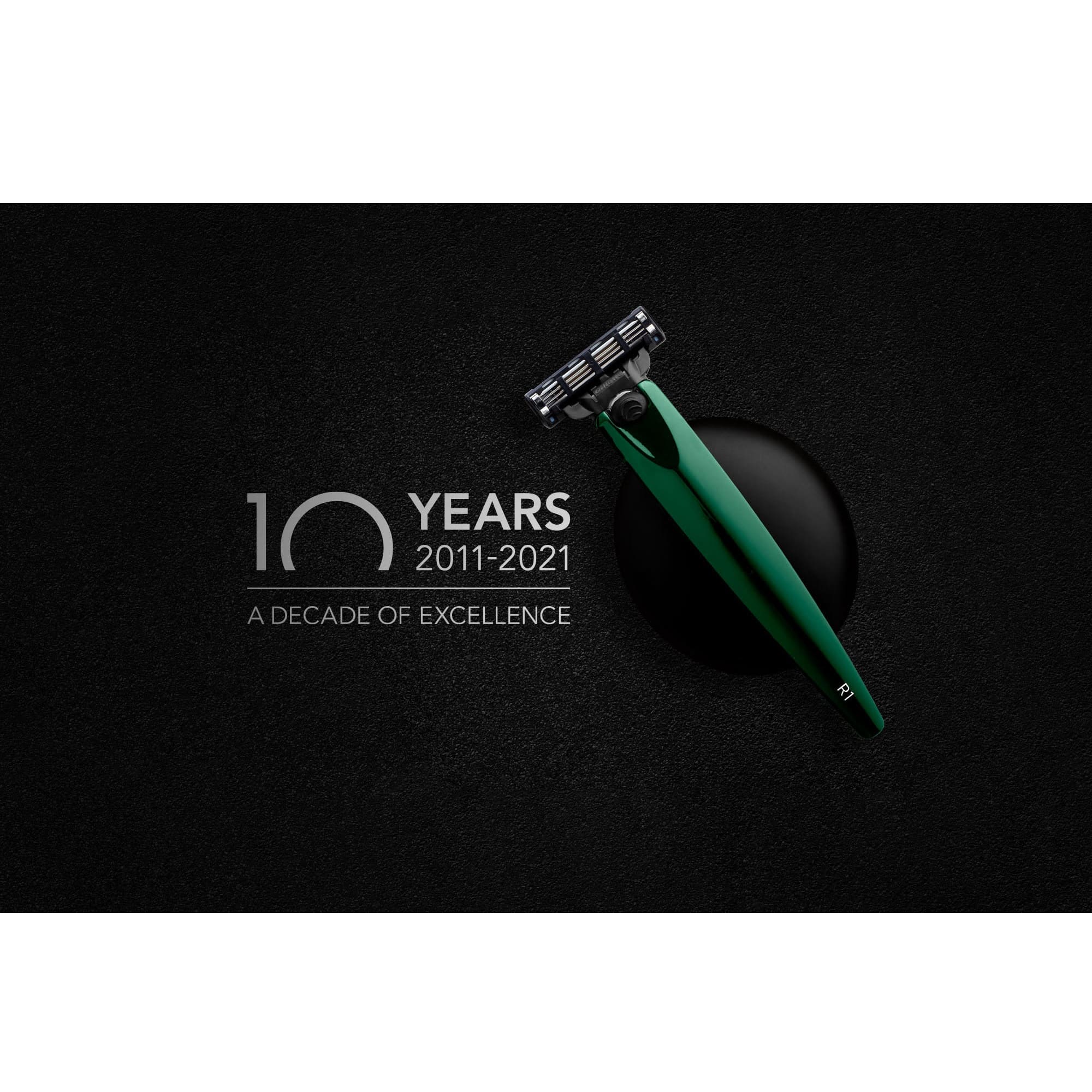 Set aparat de ras R1 British Racing, Bolin Webb - R1-SET-STD-BRG, verde