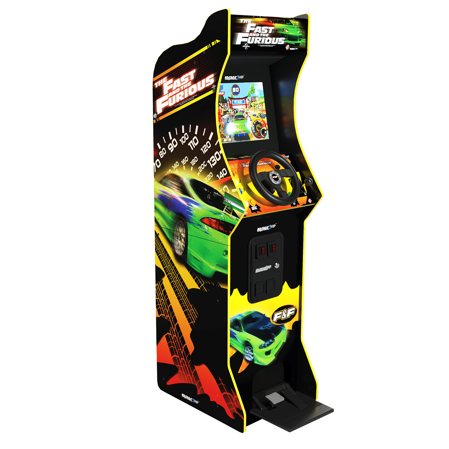 Consola verticala 2 jocuri, The Fast & The Furious Deluxe, ARCADE1UP - FAF-A-300211