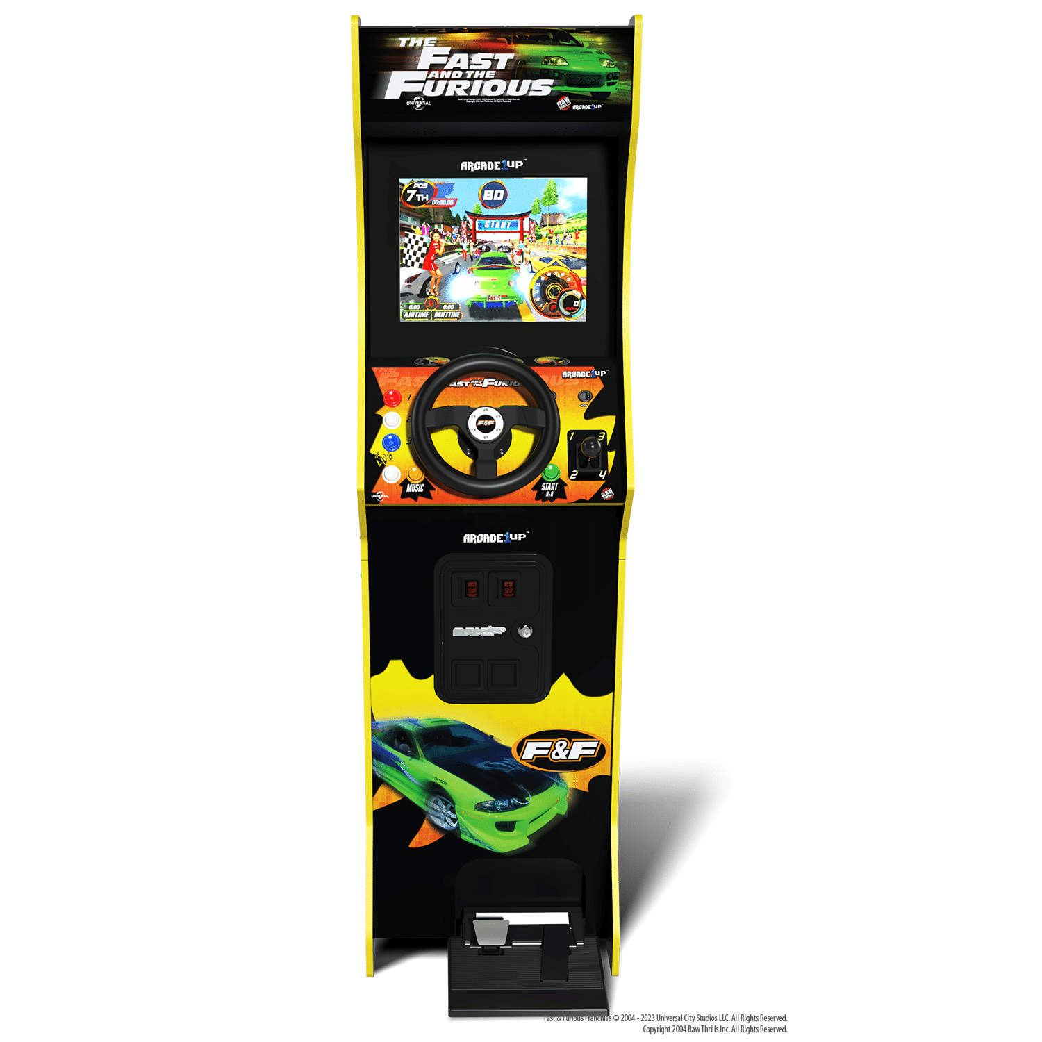 Consola verticala 2 jocuri, The Fast & The Furious Deluxe, ARCADE1UP - FAF-A-300211