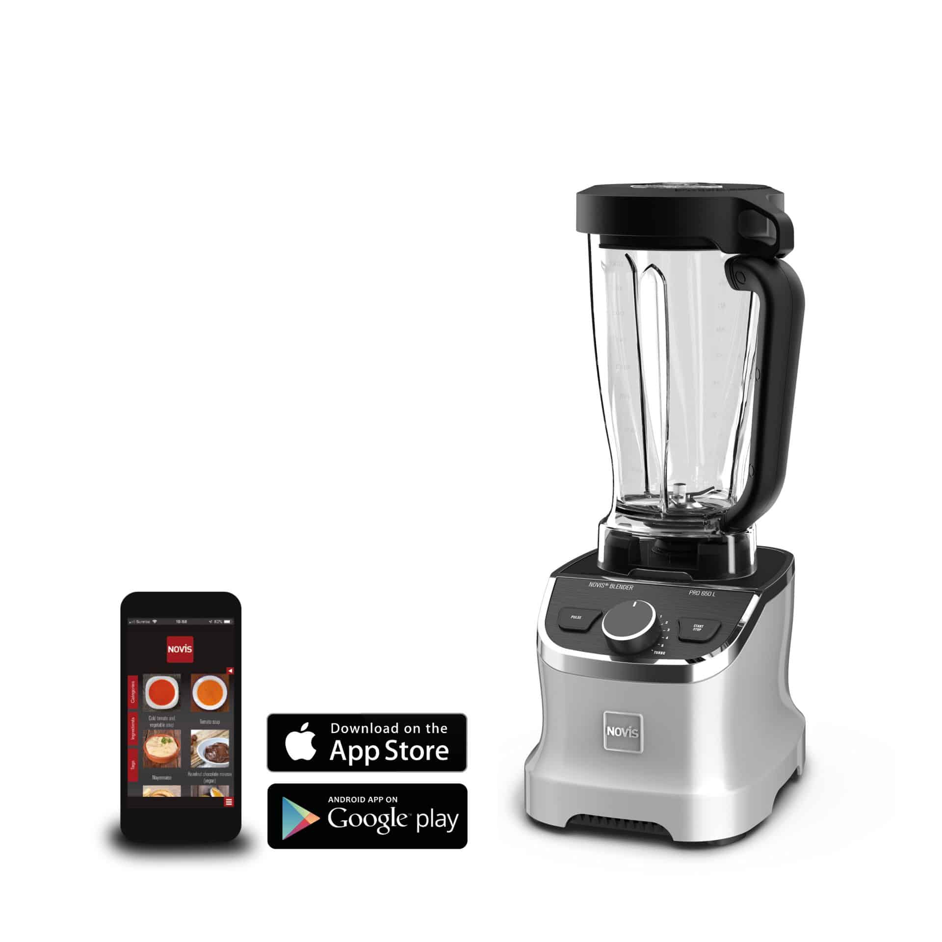 Blender, Novis, ProBlender 650, 1400 W, 1.9 litri, inox