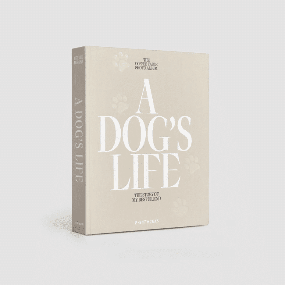 Album foto 60 de poze 10 x 15 cm, Printworks, A Dog`s Life, bej