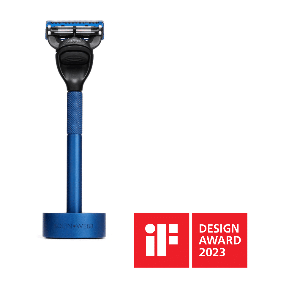 Set aparat de ras Bolin Webb, Generation Razor, GEN-SET-BLUE, albastru