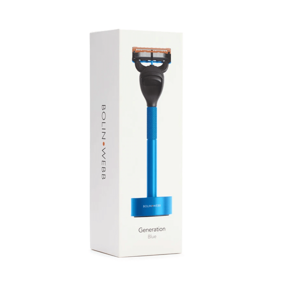 Set aparat de ras Bolin Webb, Generation Razor, GEN-SET-BLUE, albastru