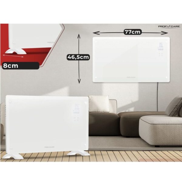 Convector electric de podea/perete, Proficare - PC-GKH3119W, alb